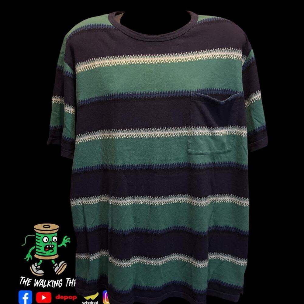 Phil Edwards By Reyn Spooner 2000s Jacquard Print Surf Stripes Size XL